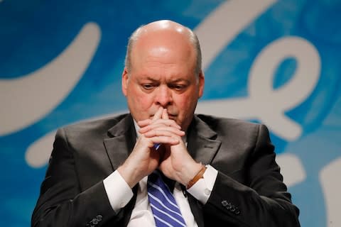Ford's new chief executive Jim Hackett is examining the company's operations - Credit: AP