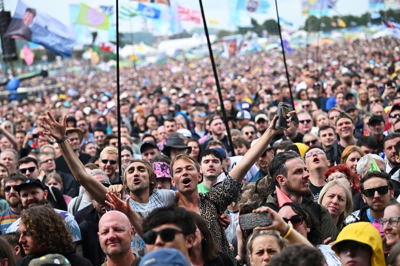 Glastonbury Festival at Worthy Farm in Somerset