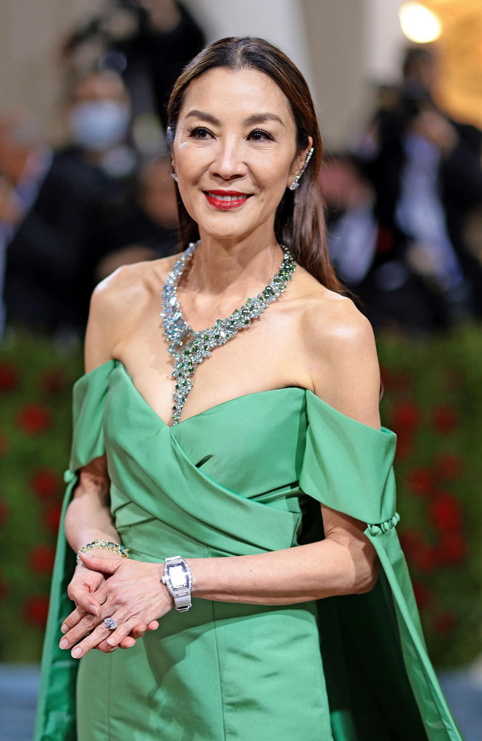 Closeup of Michelle Yeoh