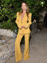 <p>Olivia Wilde gets all dressed up on Dec. 8 for a sustainable dinner celebration with Audi in Venice, California.</p>
