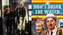 <p>Don’t Drink the Water was a spin-off which told the lives of Inspector Cyril Blake “Blakey” (Stephen Lewis) following his retirement from the Luxton & District Traction Company. In the show he lived in Spain with his sister Dorothy (Pat Coombs). Reg Varney, who played main On the Buses character Stan Butler, didn’t appear in the programme, which lasted just two series. <i>Copyright [ITV/REX/Shutterstock - ITV]</i></p>