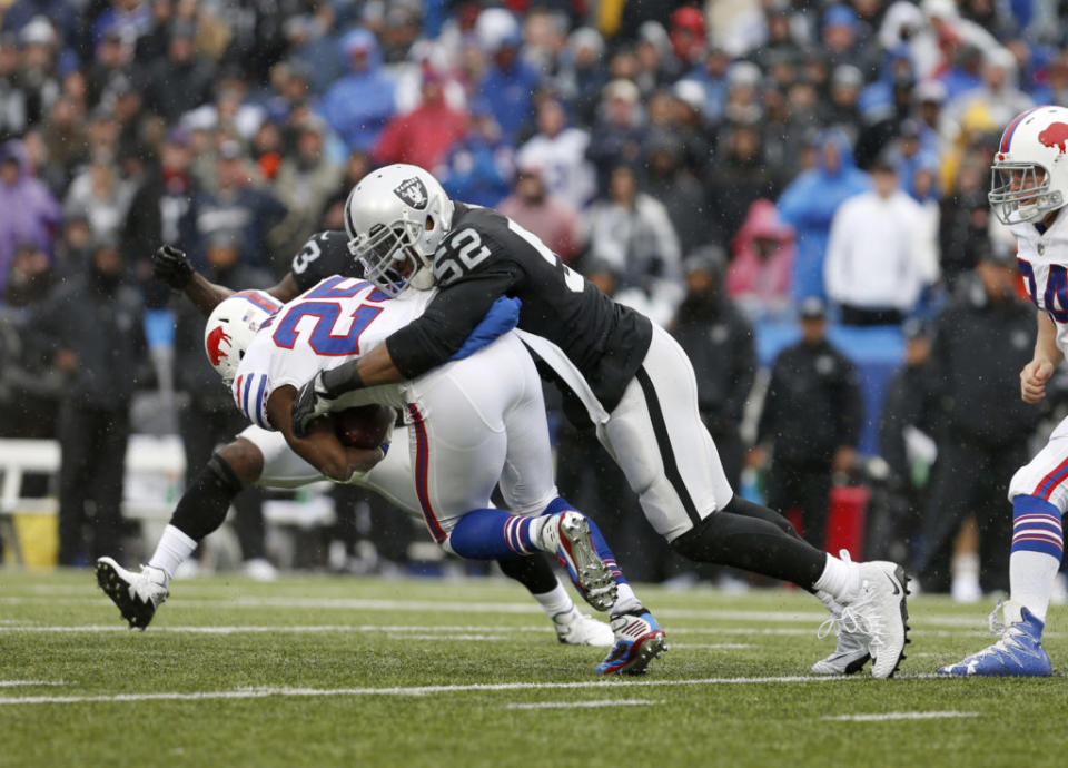 Oakland Raiders defensive end Khalil Mack