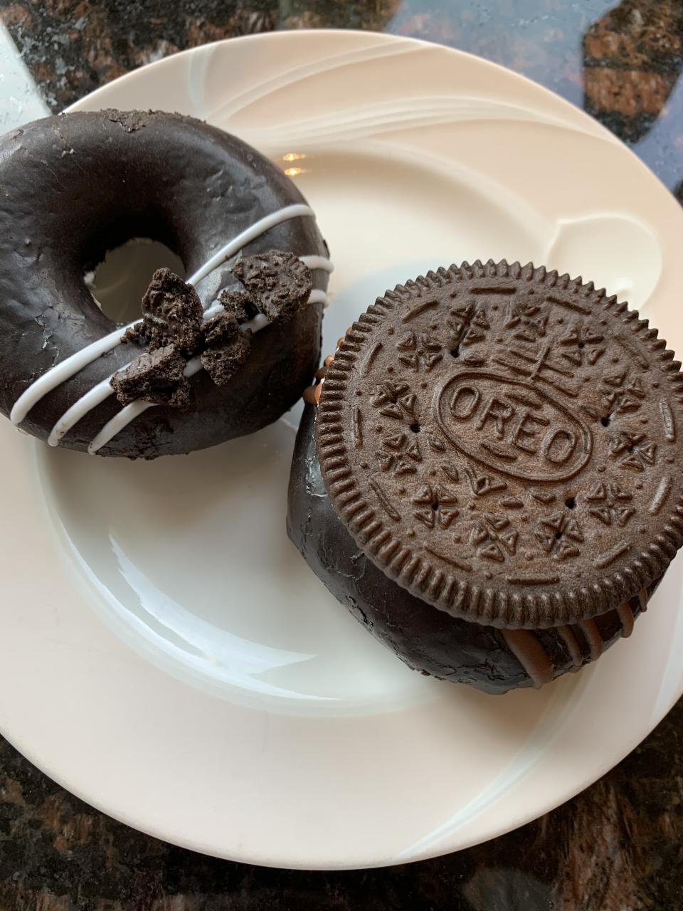 Yahoo Finance taste test: Krispy Kreme's Oreo Cookie Glaze Doughnuts