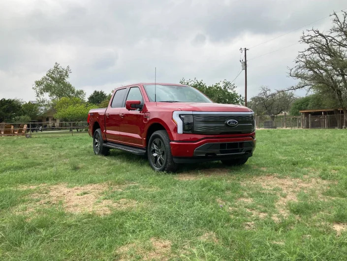 The Ford F-150 Lightning.