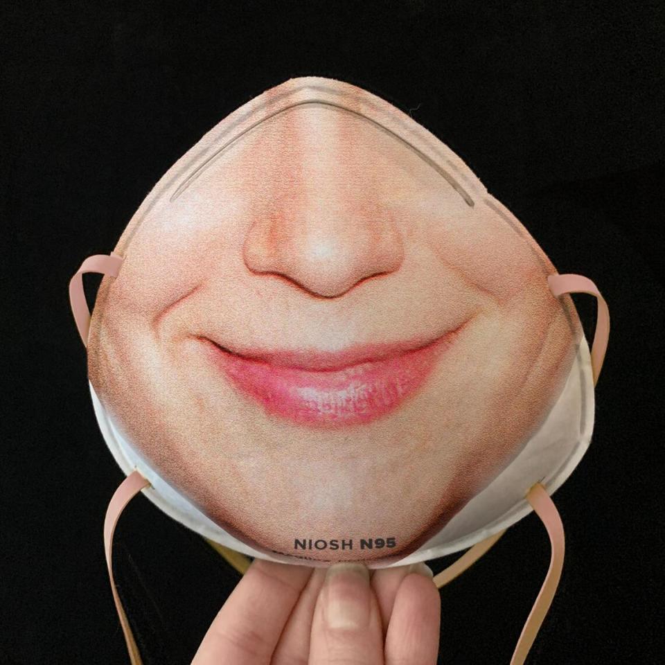 Maskalike's custom face masks are printed to look exactly like your actual face.