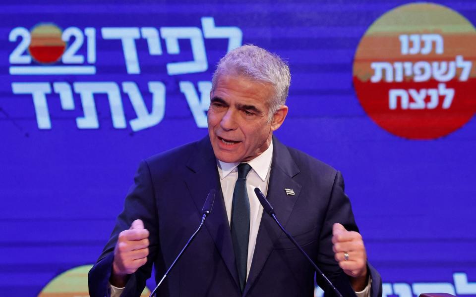 Centrist Yesh Atid leader and Netanyahu rival Yair Lapid - AFP/AFP