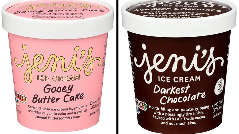 Two pints of Jeni's Ice Cream