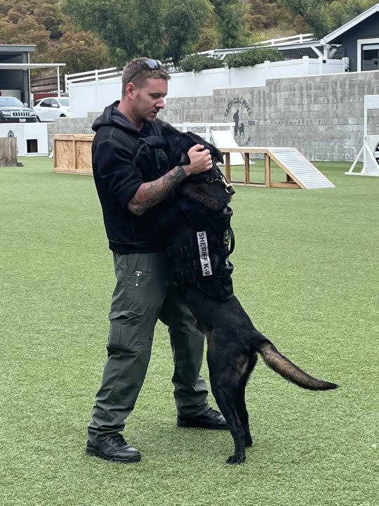 Jefferson County Sheriff's Office deputy Zach Oliver is working with a new K-9 named Ragnar.