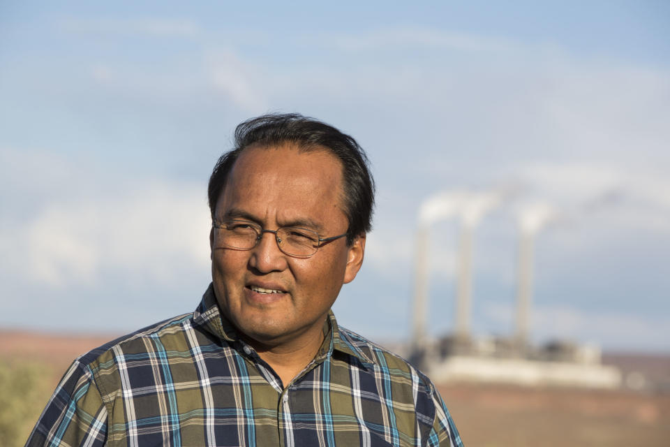 Erwin Marks is facing the prospect of yet another relocation if and when Navajo Generating Station closes down. (Photo: Nick Oza for HuffPost)