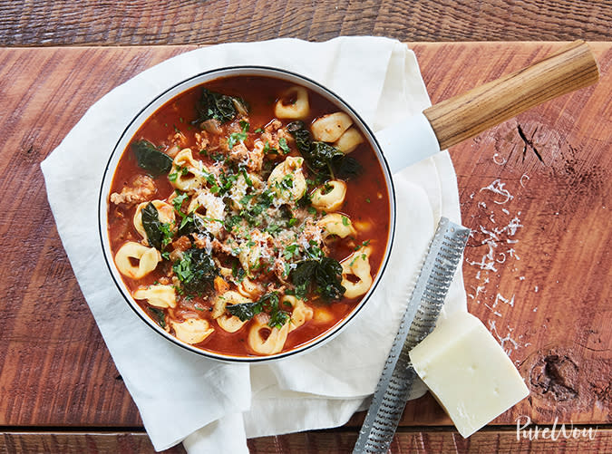 November 13: Tortellini Soup with Italian Sausage