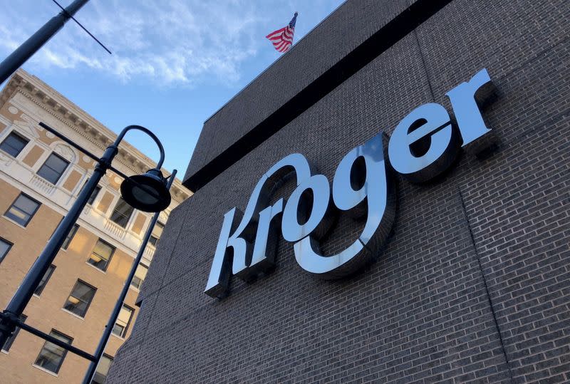 FILE PHOTO: The Kroger supermarket chain's headquarters is shown in Cincinnati