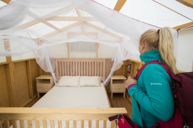 McPherson says visitors will stay in 'a rather glamping style back-country accommodation.'