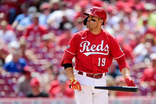 辛辛那提紅人一壘手沃托（Joey Votto）在大聯盟16年都效力於紅人。法新社