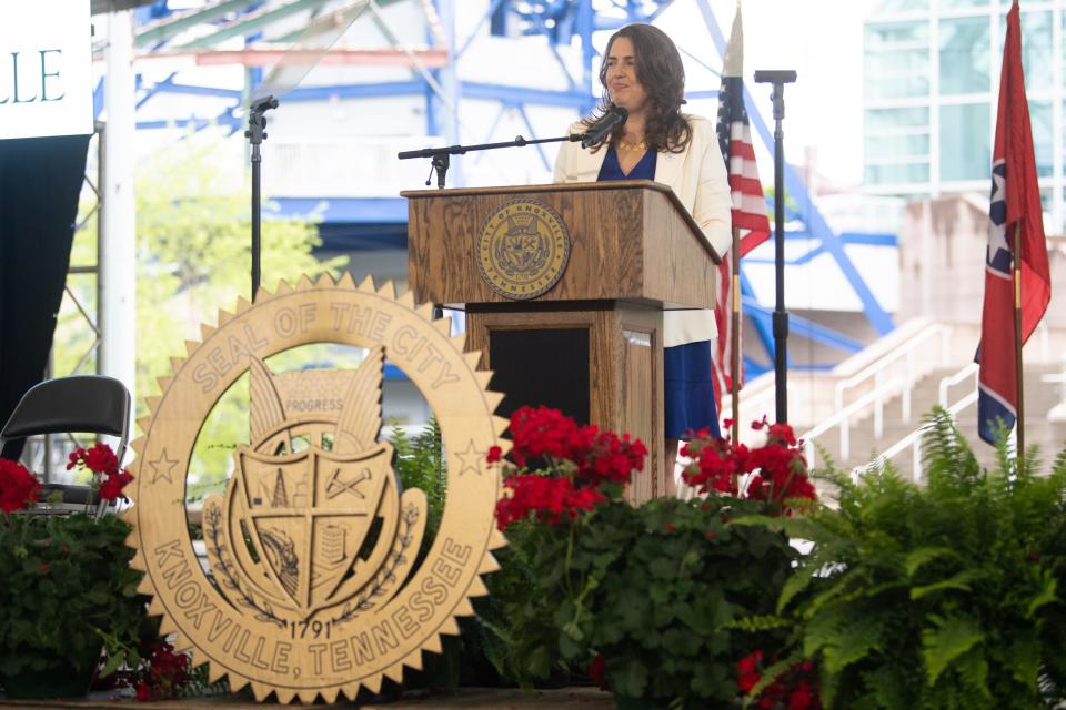 Knoxville Mayor Indya Kincannon said at her budget proposal announcement that local donors can help solve the housing crunch by partnering with the city and the United Way.