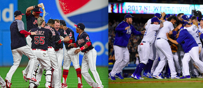 The Dodgers and Indians will be tough to beat in the postseason. (AP Photos)