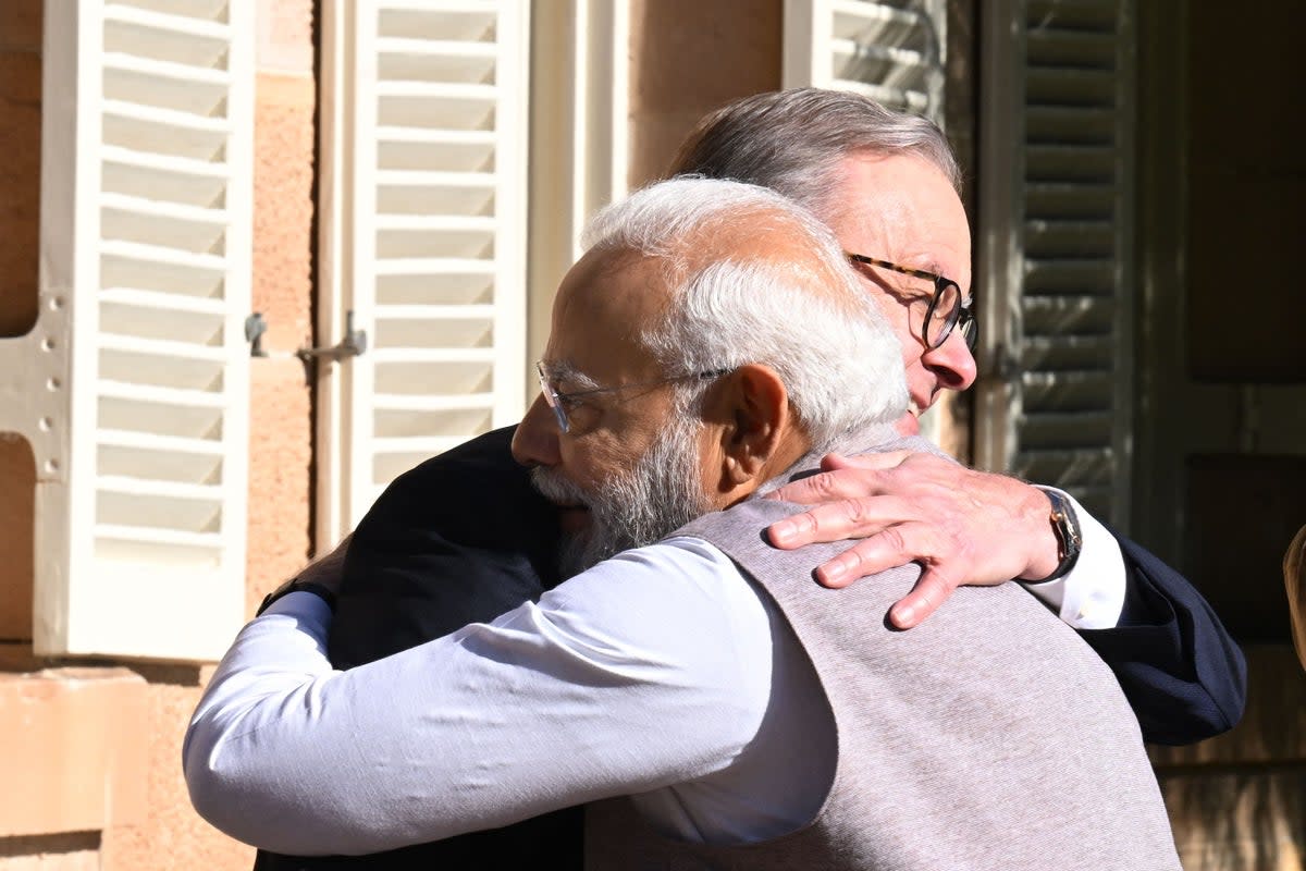 Narendra Modi visited Australia first time after his tour in November 2014, just months after his government was first elected (POOL/AFP via Getty Images)