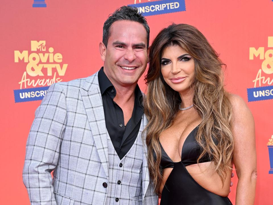 Teresa Giudice and Luis Ruelas  attend the 2022 MTV Movie & TV Awards: UNSCRIPTED.