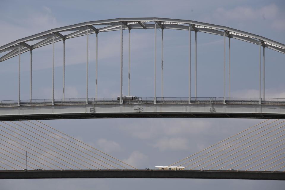 The St. Georges Bridge is scheduled to be closed 18 months for repairs starting April 4.