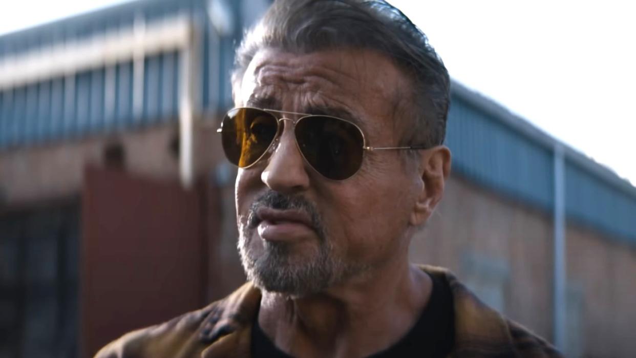  Sylvester Stallone in Expend4bles. 