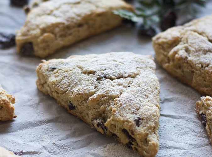Brown Butter, Dried Cherry and Walnut Scones