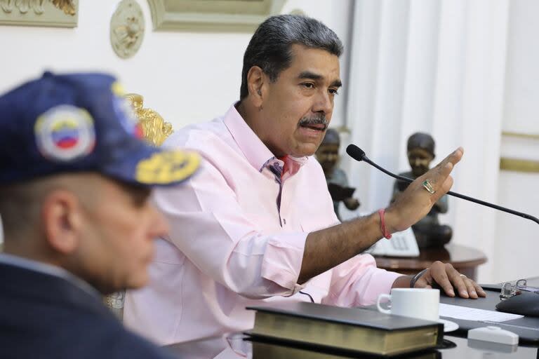 El presidente venezolano, Nicolás Maduro, se dirige a la nación en Caracas el 29 de julio de 2024, un día después de las elecciones presidenciales venezolanas.