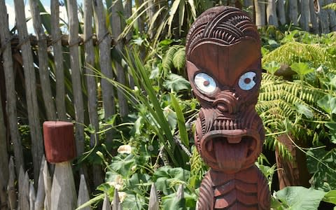 Maori statue and culture - Credit: Credit: Vadim Boussenko / Alamy Stock Photo/Vadim Boussenko / Alamy Stock Photo