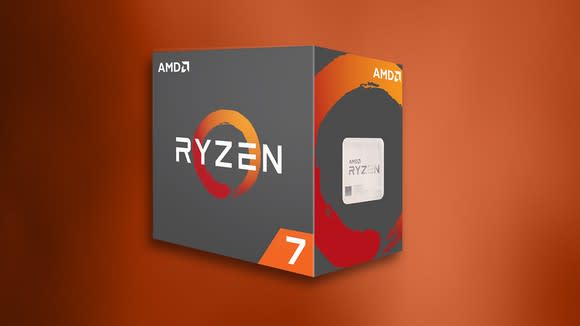 A boxed Ryzen 7 chip.