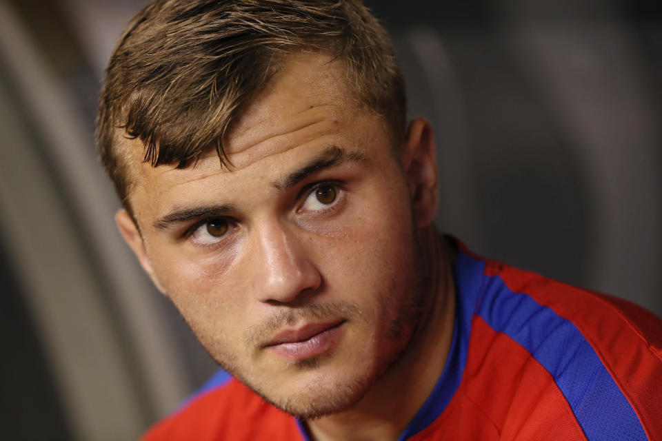 PHILADELPHIA, PA - JULY 19: Jordan Morris of United States of America during the 2017 CONCACAF Gold Cup Quarter Final match between United States of America and El Salvador at Lincoln Financial Field on July 19, 2017 in Philadelphia, Pennsylvania. (Photo by Matthew Ashton - AMA/Getty Images)