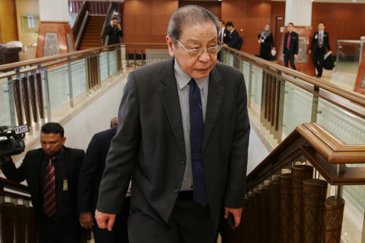 Democratic Action Party (DAP) lawmaker Lim Kit Siang said that Opposition bowing to pressure following the Budget 2021 vote is a misconception . — Picture by Ahmad Zamzahuri