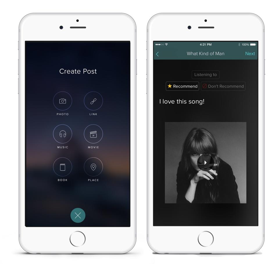 As with most social networks, Vero lets you upload images, videos, links, and more.