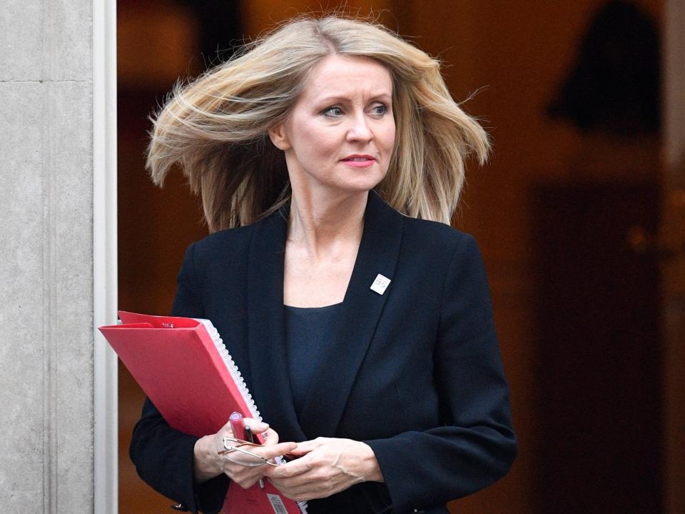 Conservative MP and former work and pensions secretary Esther McVey (EPA)