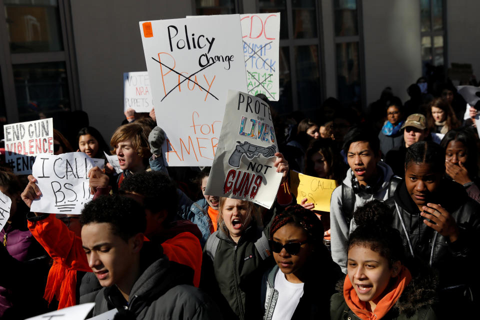Kids unite on National School Walkout calling for tighter gun control