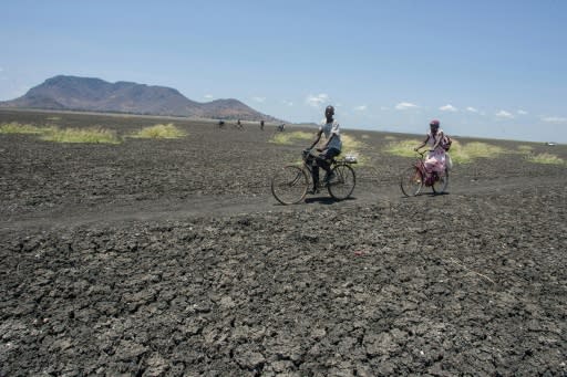 The lake once provided 30 percent of the country's fish