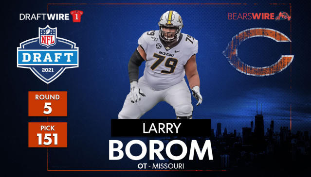 2021 NFL Draft: Offensive lineman Larry Borom, Missouri, Round 5