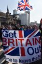 <p>Some people are clearly fed up with the Government’s handling of negotiations (PA) </p>