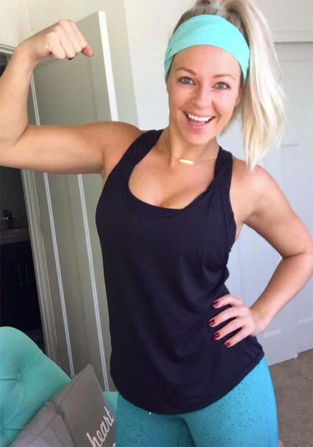 Fitness model Ashlie Molstad. Source: Facebook.