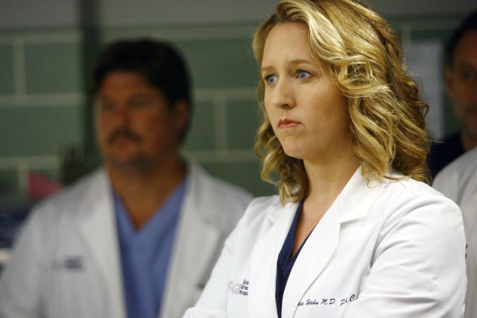 <p>Although she worked at Seattle Presbyterian when she was first introduced, Dr. Hahn eventually moved to Seattle Grace full-time and even started a romantic relationship with Callie Torres. However, when she learned the truth about Izzie's lie regarding Denny's condition, she quit abruptly, leaving the hospital (and the show) for good. </p>
