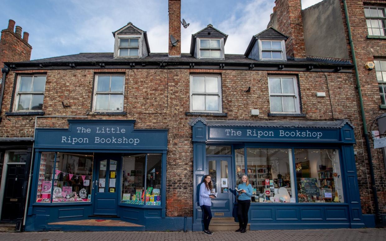 The Little Ripon Bookshop are among the businesses still offering services over the phone - Charlotte Graham