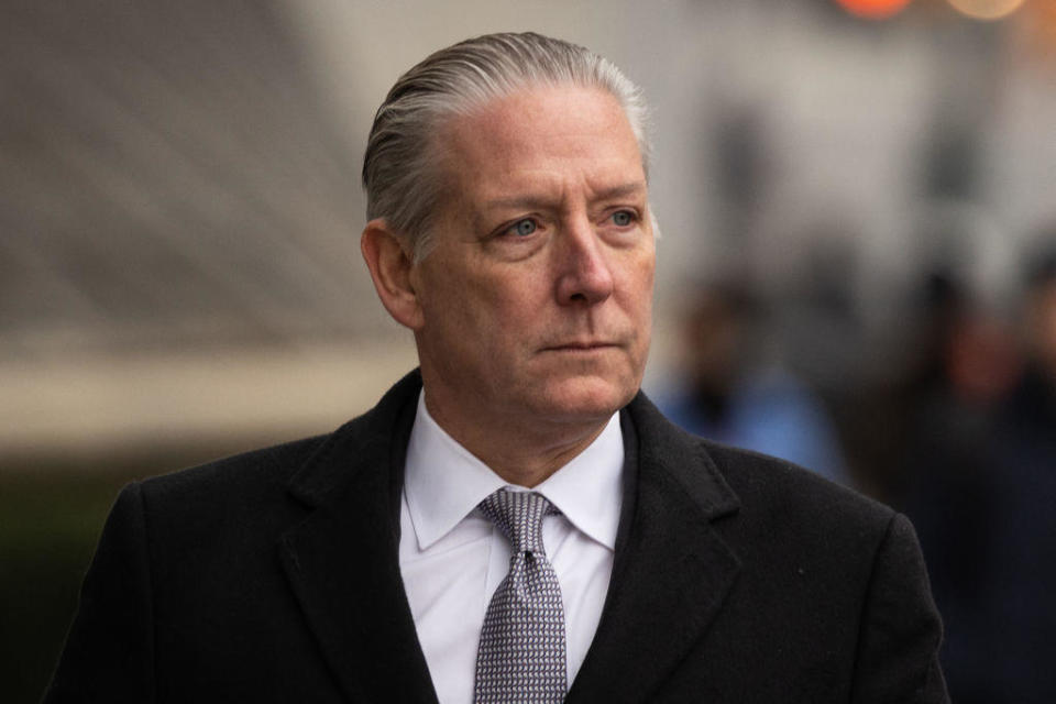 Former FBI official Charles McGonigal arrives at Manhattan Federal Court in New York on Feb. 9, 2023. / Credit: YUKI IWAMURA/AFP via Getty Images