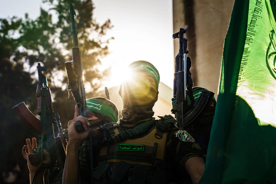 Hamas Militants Gaza City (Marcus Yam / Los Angeles Times via Getty Images file)