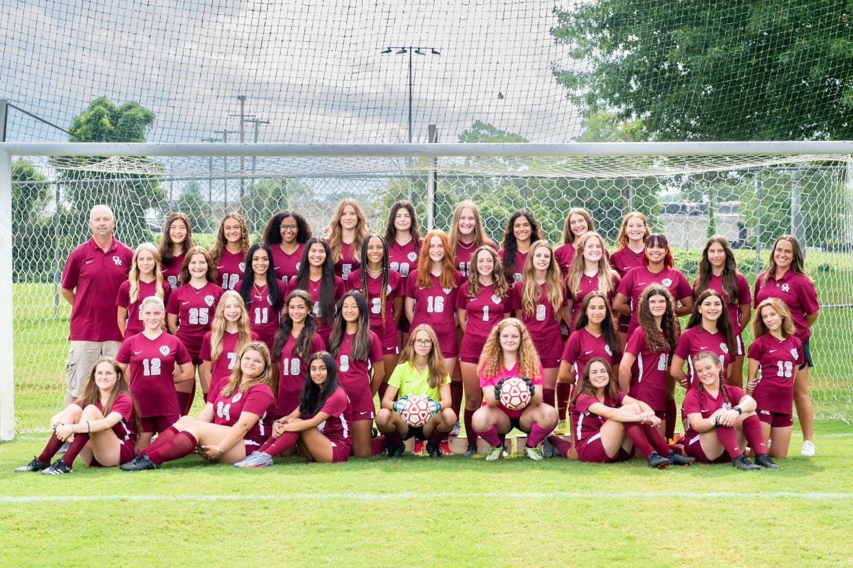 Members of the 2022 Lady SoccerCats' team.