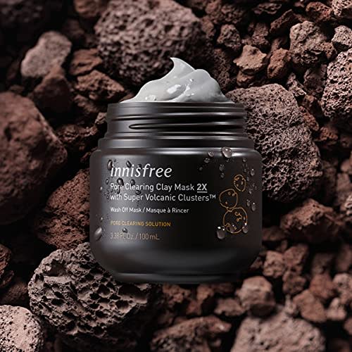 innisfree Pore Clearing Clay Mask 2X Super Volcanic Clusters Face Treatment (Amazon / Amazon)