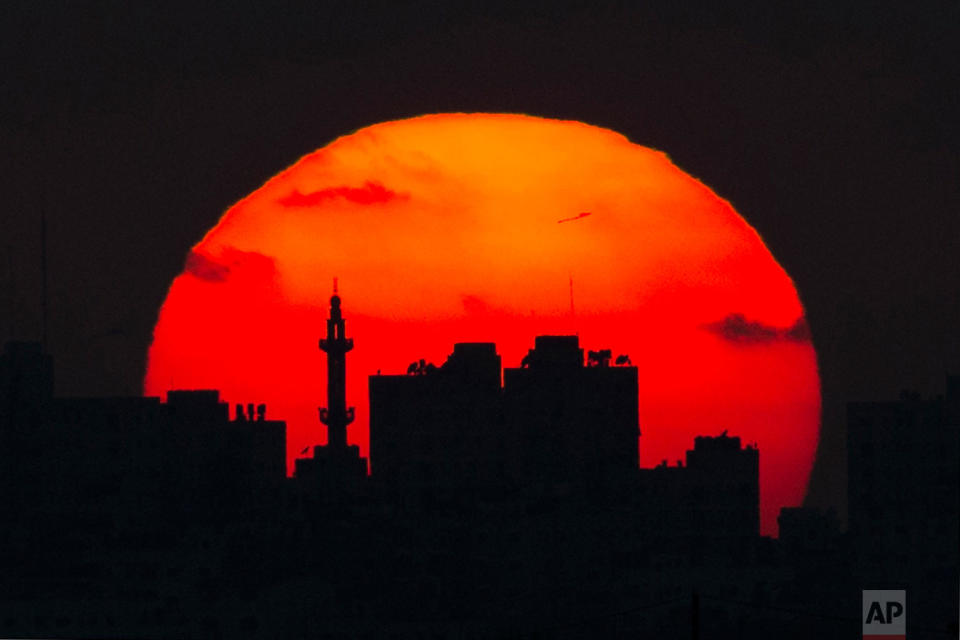 Sunset in Gaza