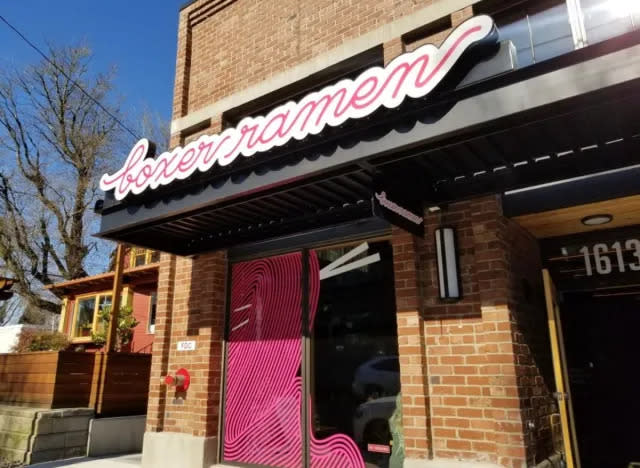 Boxer Ramen store exterior