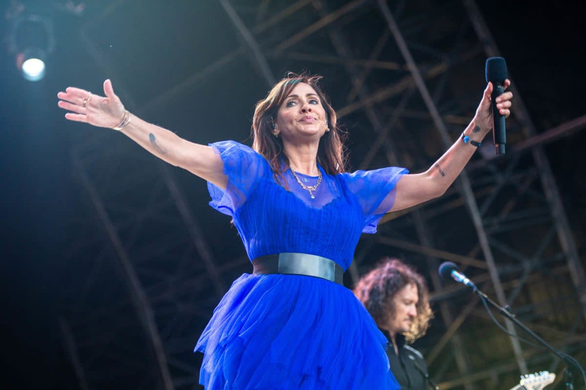 Natalie Imbruglia performs at The Flackstock Festival (WireImage)