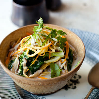 Spicy Noodle Soup With Mushrooms and Bok Choy: Recipes