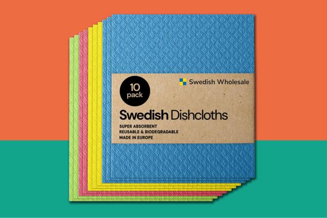 These Reusable Swedish Dishcloths Are on Sale at