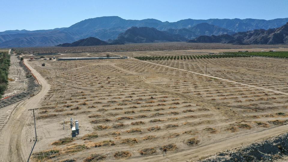 Construction of a new high-end golf course has begun near 70th Avenue and Lemon Blossom Lane in Thermal, December 17, 2021.