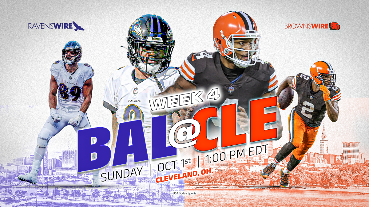 Ravens vs. Browns: How to watch this AFC North Week 4 slugfest