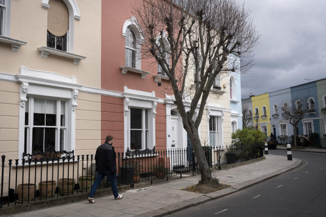 Painted period properties in Kelly Street NWI, in the north London borough of Camden, on 6th March 2023, in London, England. (Photo by Richard Baker / In pictures via Getty Images)